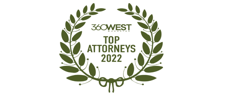 360west top attorneys 2022 badge